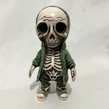 1pc  Skull Gnome Doll Resin Ornament, Cool Skeleton Figurines, Home Indoor Home Decoration, Funny Holiday Decoration Gifts,Day Of The Dead Decor   Christmas time