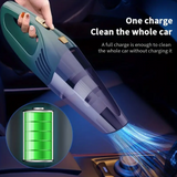 Car Mounted Wireless Vacuum Cleaner With Strong Power And Large Suction Mini Hand-held Car Vacuum Cleaner Household Indoor Small