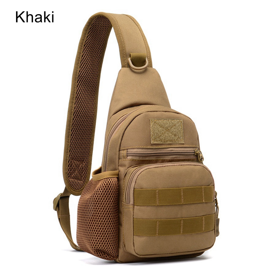 Molle Shoulder Bag For Camping, And Fishing - Durable Trekker Backpack With Multiple Compartments And Pockets