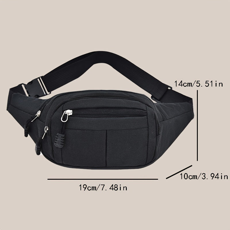 Multi Pockets Waist Bag, Waterproof Cycling Fanny Pack, Belt Phone Bag For Outdoor Sports Running