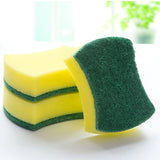 10pcs Kitchen Cleaning Sponge, Cutlery Anti-Scratch, Scrub Sponge, For Hotel/Restaurant/Commercial