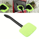 1pc Car Window Cleaner Brush Kit Windshield Cleaning Wash Tool Inside Interior Auto Glass Wiper With Long Handle Car Accessories