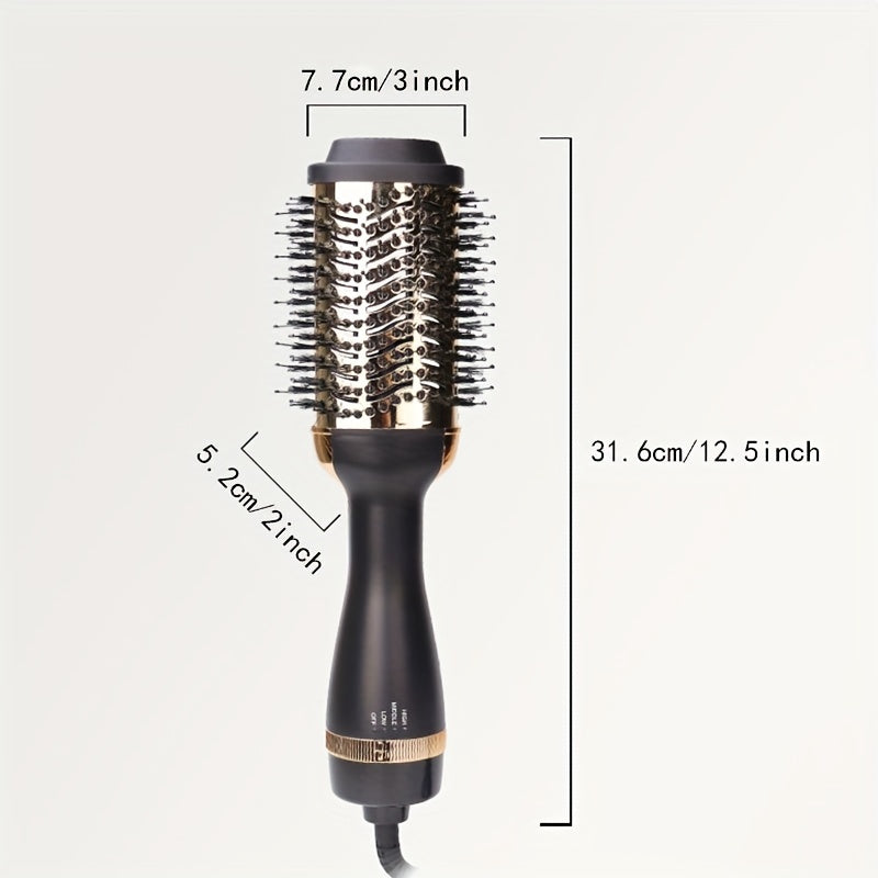 Multi-Functional Hot Air Comb For Dry And Wet Hair - Straighten, Curl, And Dry With Ease
