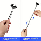 2 Pack Portable Extendable Back Scratcher With Beautiful Gift Packaging, Stainless Steel Telescoping Massage Tool For Men Women