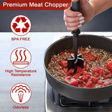 Upgrade Your Cooking Game with this Premium Heat-Resistant Hamburger Chopper Set!
