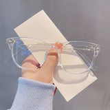Clear Lens Glasses Blue Light Blocking Glasses Frame Eye Protection To Protect Vision