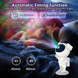 1pc Astronaut Star Projector Night Light - Space Projector Galaxy Starry Nebula Ceiling Projection Lamp With Timer. Remote And 360°Adjustable. Gift For  Adults For Bedroom. Gaming Room Decor Aesthetic