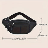 Multi Pockets Waist Bag, Waterproof Cycling Fanny Pack, Belt Phone Bag For Outdoor Sports Running