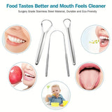 Stainless Steel U-shaped Tongue Scraper, Tongue Coating Cleaning Scraper, Fights Bad Breath, Remove Stains From Tongue Coating, Portable Packaging, Suitable For Both Men And Women