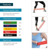 1/5pcs Premium Elastic Resistance Bands for Yoga, Pilates, and Home Workouts - Strengthen and Tone Your Body with Ease