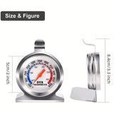 Accurate Stainless Steel Oven Thermometer for Electric/Gas Oven, Instant Read Kitchen Cooking Grill Smoker Thermometer with Large 2-Inch Dial (50-300¡ãC/100-600¡ãF) - Ensure Perfectly Cooked Meals Every Time